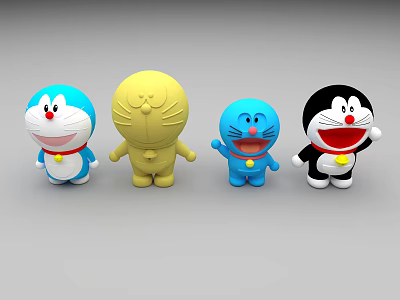 Toy Doraemon Doraemon Jingle Handset Cartoon Handset Cartoon Characters Anime Characters 3d model