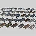 Diverse Modern Building Models with Various Architectural Designs and Structures 3d model