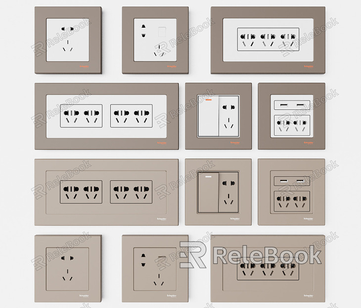 Modern socket switch socket model