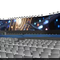 Modern Stage Design With Blue Lighting Large LED Screen And Audience Seats