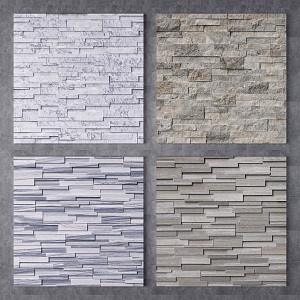 Modern Wall Culture Stone Wall Culture Stone Wall 3d model