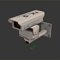 White TX-T Brand Surveillance Camera with Mounting Bracket for Computer Security Monitoring