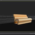 Open Brown Decorative Scroll Featuring White Music Notes On Dark Background