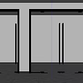 Modern Office Glass Swing Doors With Stainless Steel Frame And Transparent Design
