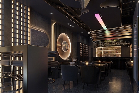 Music Bar Modern Bar 3d model