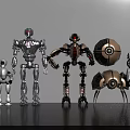 Smart Machines Showcase Diverse Robot Models With Unique Mechanical Designs And Shapes