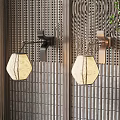 New Chinese style wall lamp wall lamp combination 3d model