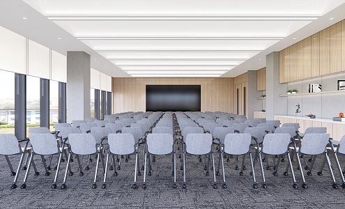 Modern Conference Hall Multi-function Hall 3d model