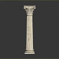Columns Stone Columns Stone Columns Old Columns Roman Columns Roman Columns Classical Columns Greek Columns 3d model