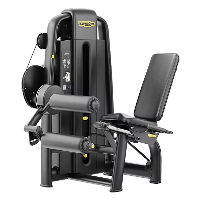Sturdy Black Strength Training Machine With Adjustable Seat For Fitness Workout 3d model