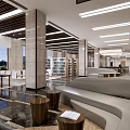 Modern Library Inside the Library 3d model