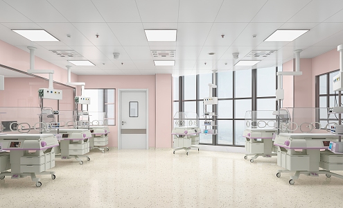 Neonatology NICU Regional Pediatric Obstetrics Neonatal Care Unit Intensive Care Unit 3d model