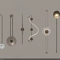 Modern Luxury Wall Sconces With Various Stylish Designs For Home Decor 3d model