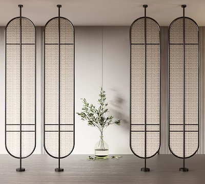 Modern partition screen partition 3d model