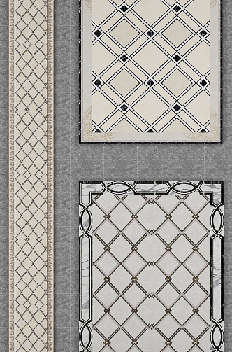 Modern Tile Stone Mosquet 3d model