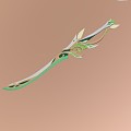 Modern Sword Sword Fantasy Long Sword Magic Weapon 3d model