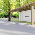 New Chinese Style Pavilion 3d model