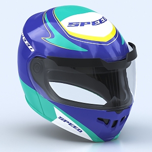 Helmet Motorcycle Helmet Racing Helmet Hat 3d model