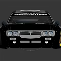 Speedmasters Race Car With Number 45 Cracked Body Design And Yellow Rims