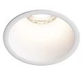 Modern Recessed Spotlight with White Finish and LED Lighting for Home Interior Decoration