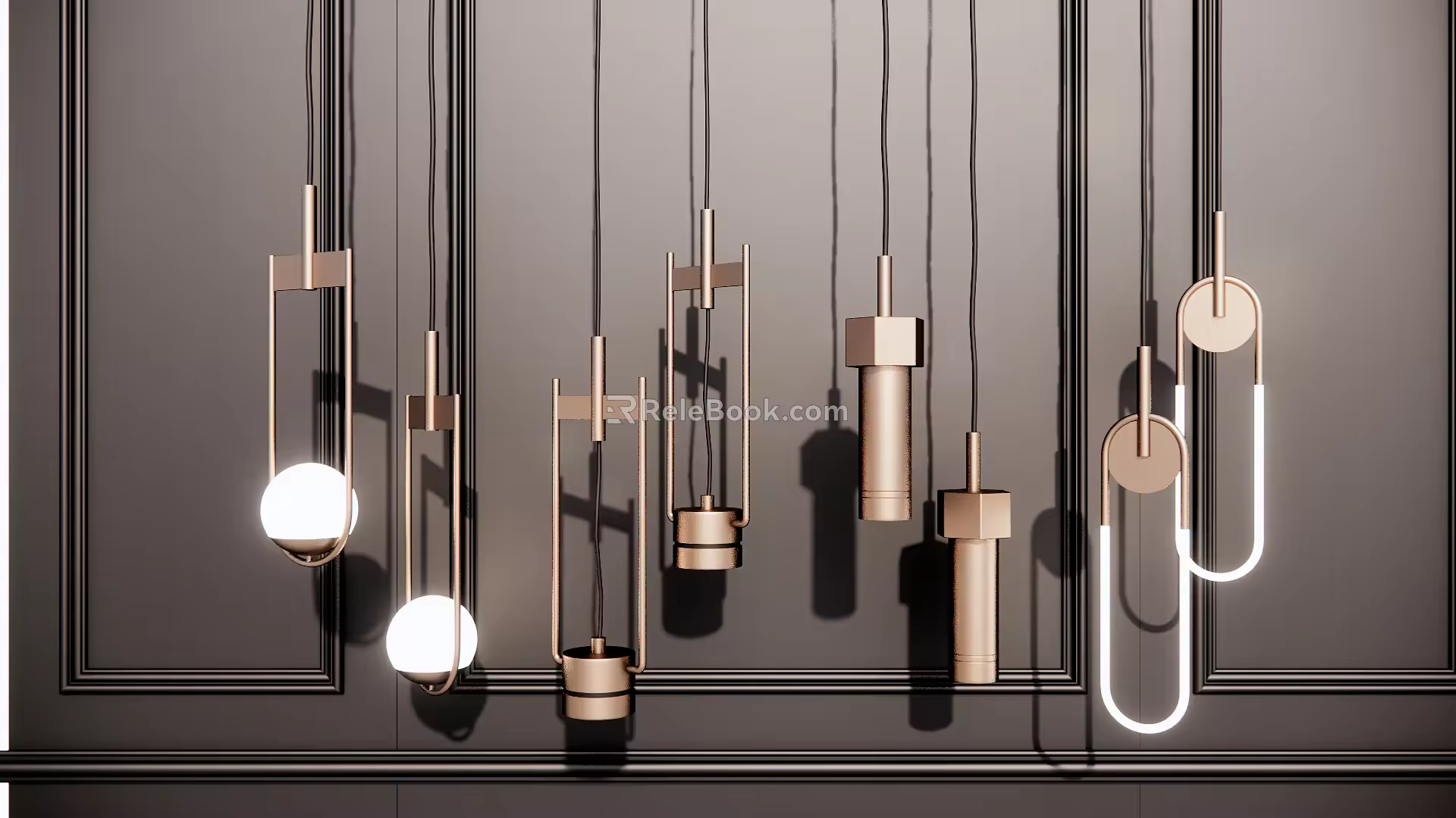 Light Luxury Chandelier 3d model