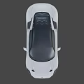 White Maserati Sports Car with Sleek Body Design Black Roof and Modern Alloy Wheels