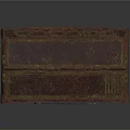 Three Different Colored Cargo Crates With Metal Texture And Storage Design