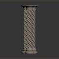 Columns Stone Columns Stone Columns Old Columns Roman Columns Roman Columns Classical Columns Greek Columns 3d model