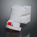 Legrand White Electrical Connector With Red Accent For Home Use 3d model