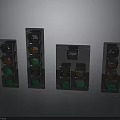 Industrial Metal Frame Equipment With Multiple Layers And Various Colored Modules