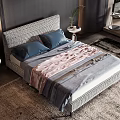 Style Commodity Bed 3d model