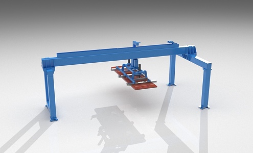 Cycle rotating gantry 3d model