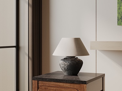 Modern table lamp 3d model