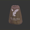 Modern Bag American Eagle Leather Bag Leather Bag Satchel 3d model