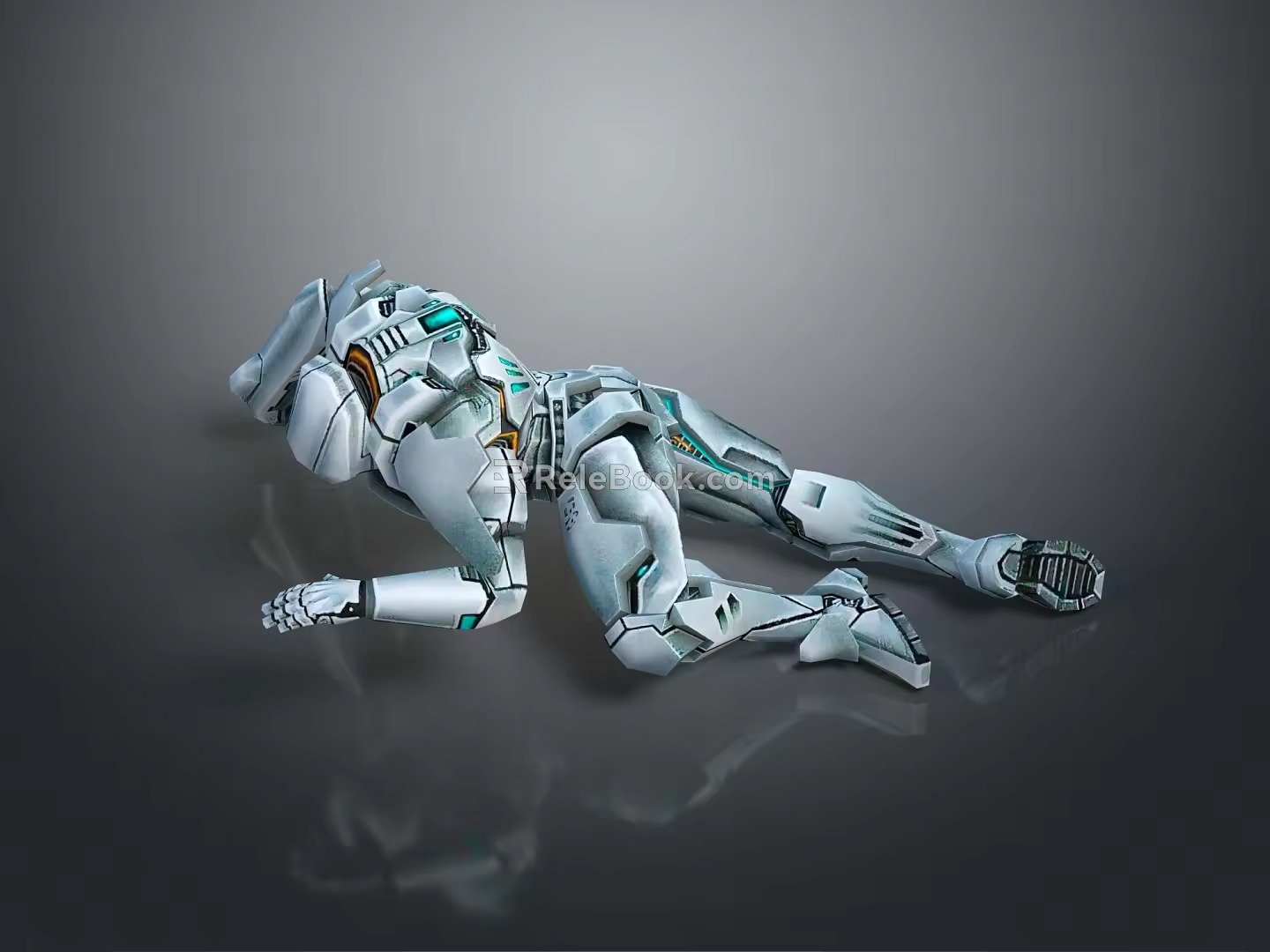 Mech Warrior Mech Soldier Machine Battlearm Mechanical Battlearm Machine Fighter Robot 3d model