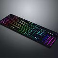 RGB Backlit Gaming Keyboard With Colorful LED Lighting And Modern Design