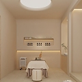 Silent SPA Beauty Room Beauty Massage Bed Leisure Sofa Beauty Salon 3d model