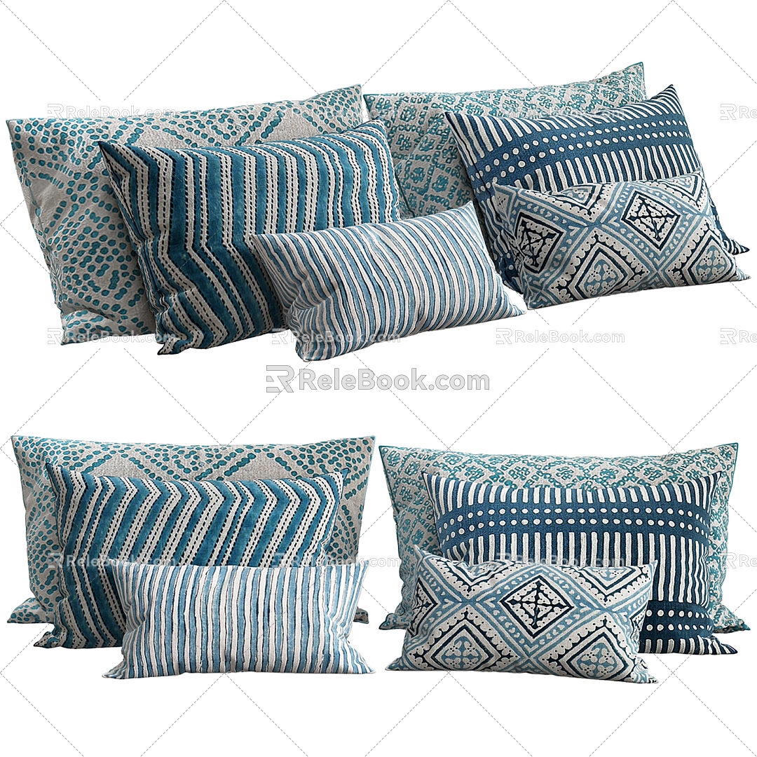 Decorative pillow 3d model