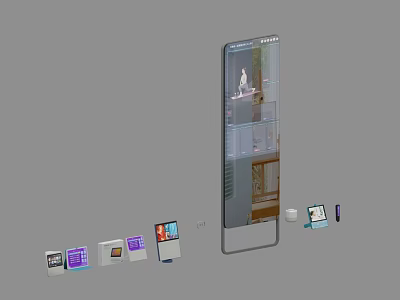 Modern Tablet Electronics 3d model