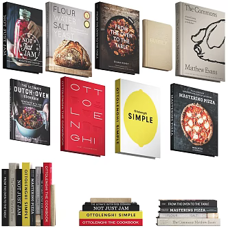 Modern Books 3d model
