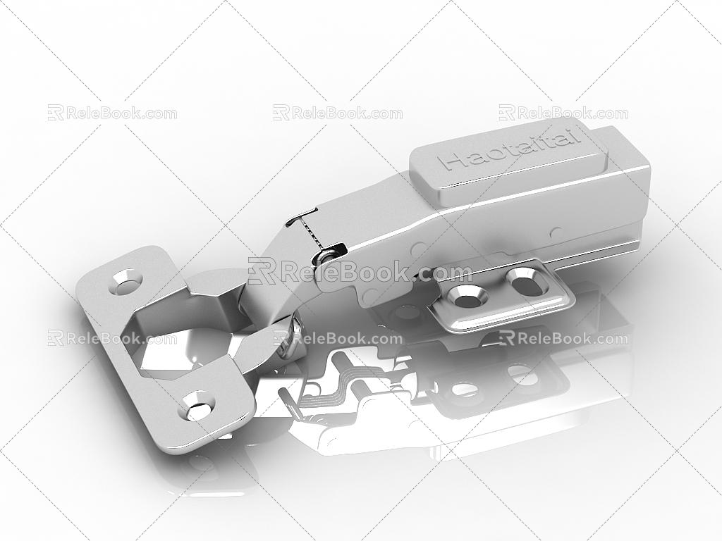 modern door hinge 3d model