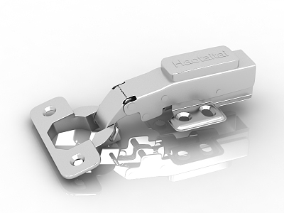 modern door hinge 3d model