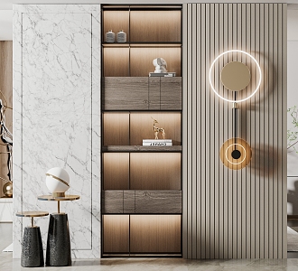 Modern Decorative Cabinet 3d model