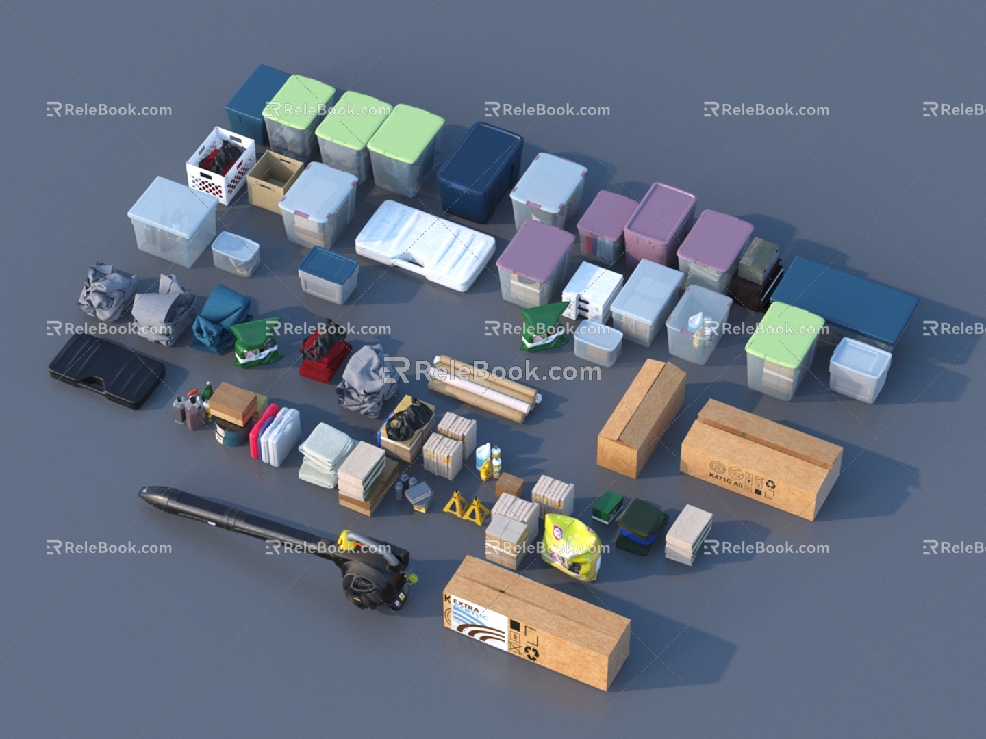 Storage basket toolbox hardware tools processing tools 3D model 3d model