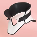 Medical Device Cervical Collar with Comfortable Design for Neck Immobilization and Support 3d model