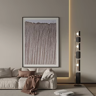 modern decorative painting 3d model