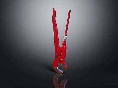 Red Adjustable Pliers for Heavy Duty Grip Work Professional Hardware Tool 3d model