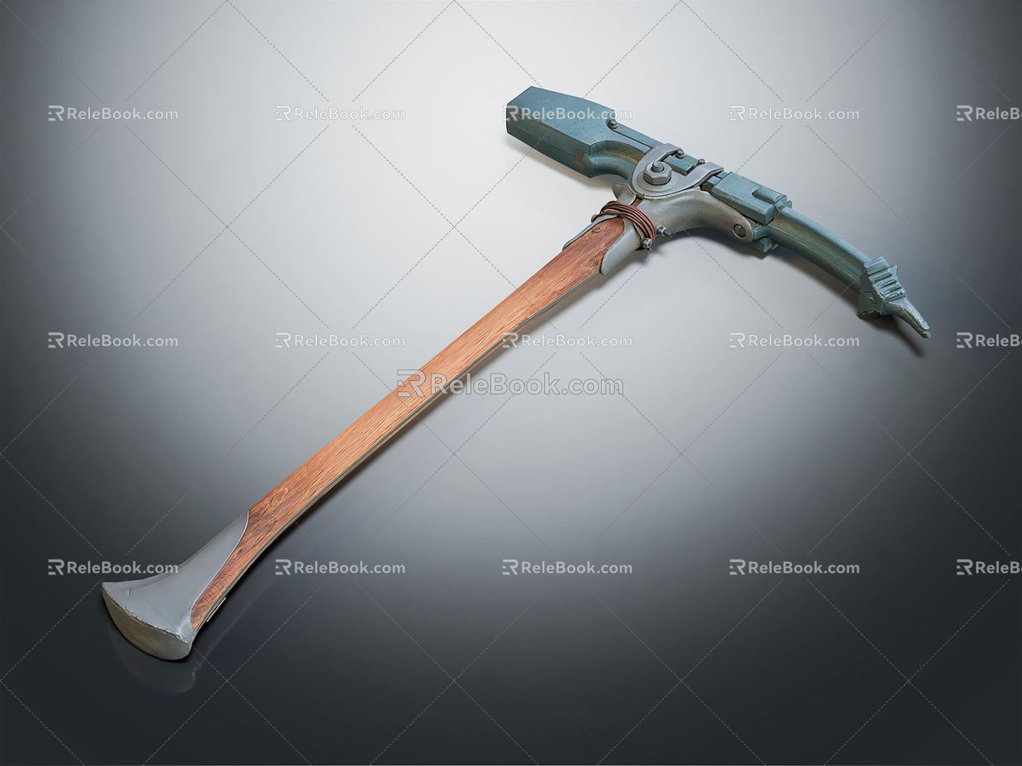 Modern hammer tool 3d model