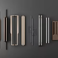 Stylish Modern Door Handles In Various Metal And Wooden Contemporary Designs