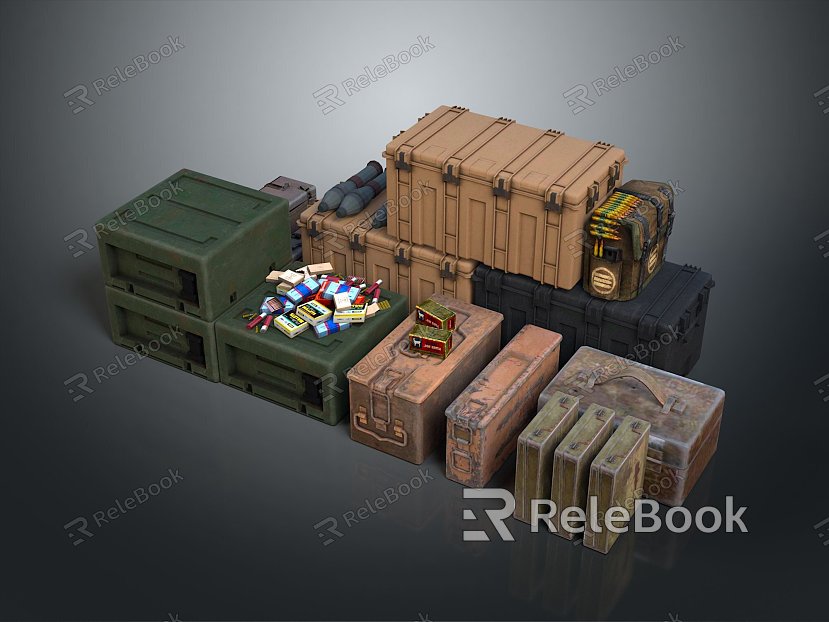 ammunition box arms box arms box military box wooden crate wooden crate old wooden crate wooden crate crate model